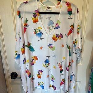 Show Me Your Mumu Tropical Drinks Peta Tunic